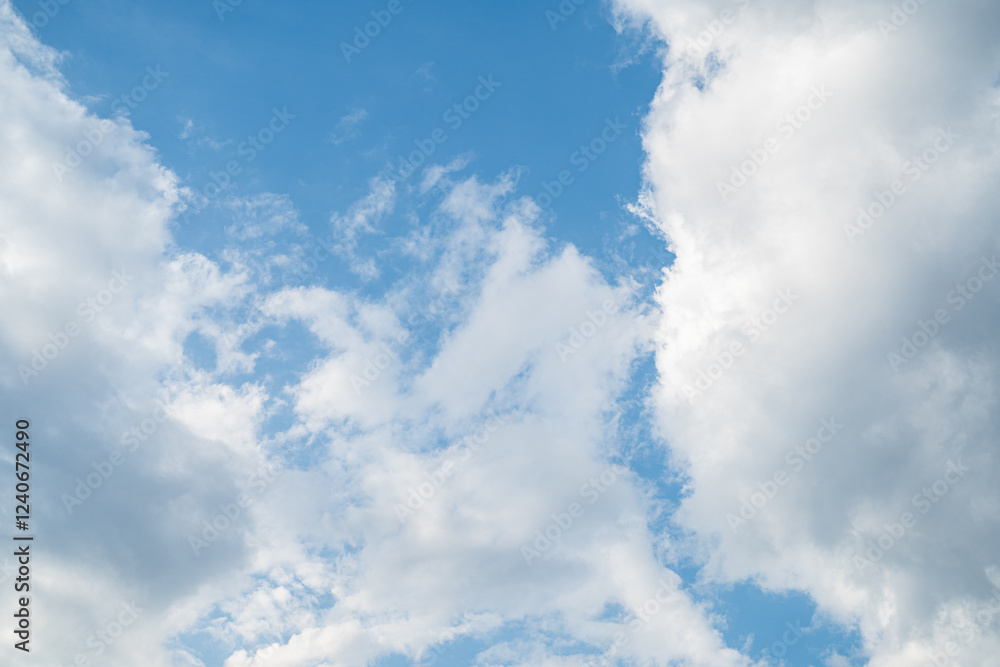 Obraz premium blue sky with clouds
