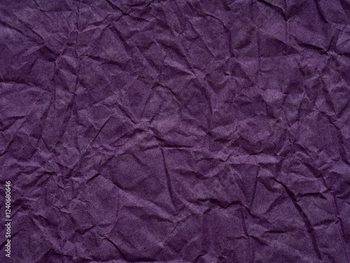 Wallpaper Mural A landscape of crumpled violet, each crease a shadow in the quiet drama of a paper universe Torontodigital.ca
