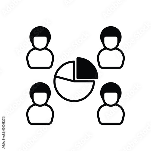 Shareholders vector icon