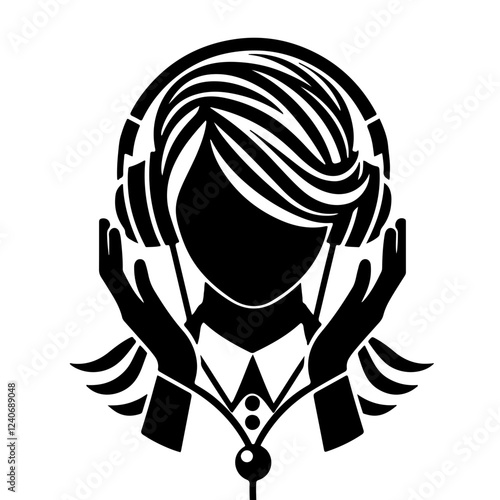 ragazza che ascolta musica