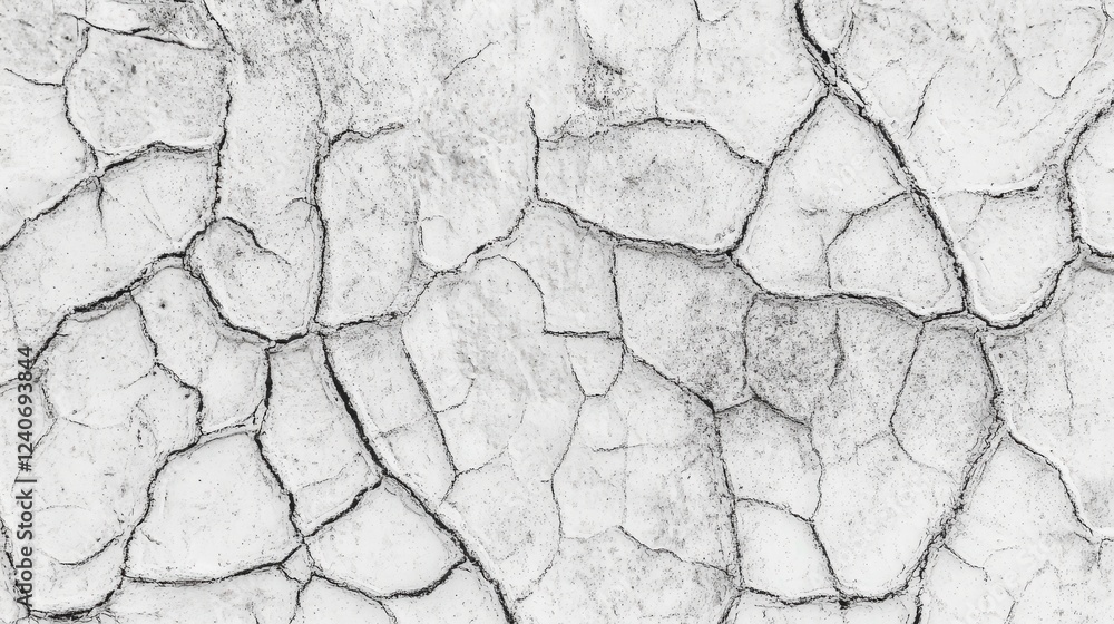 Stunning Cracked Earth Texture: A Visual Representation of Environmental Damage