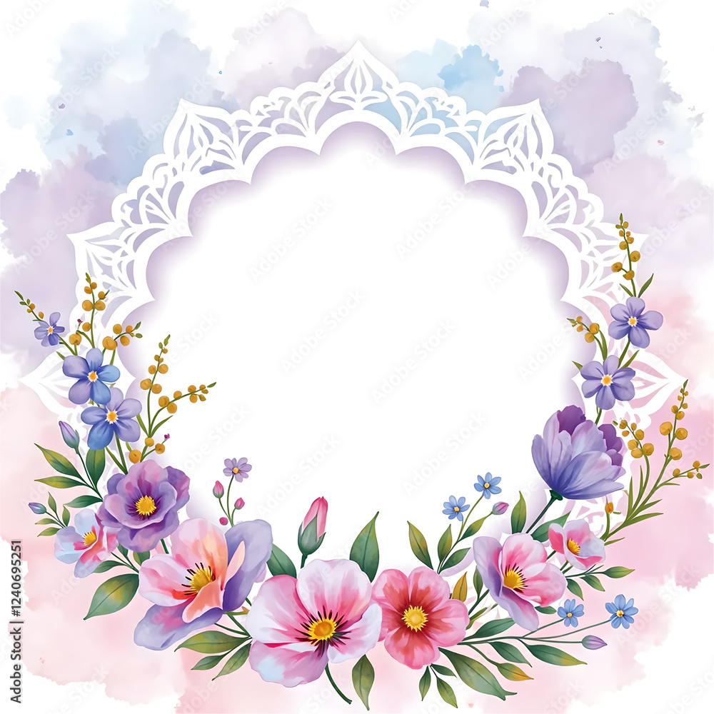 Fototapeta premium Eid Mubarak Islamic Festival