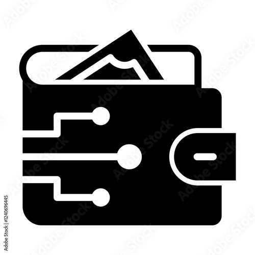 Ewallet Glyph Icon Design