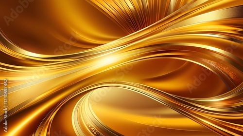 abstract golden backgroundabstract background with waves, photo