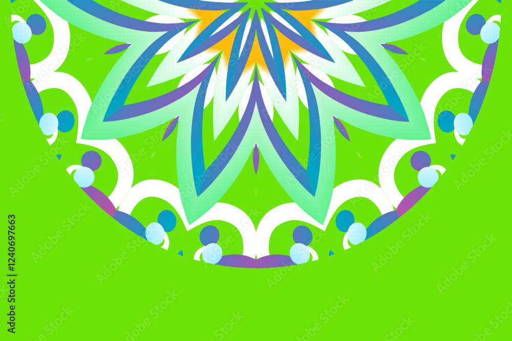Obraz premium Beautiful colourful batik ethnic dayak line art pattern of indonesian culture traditional background 