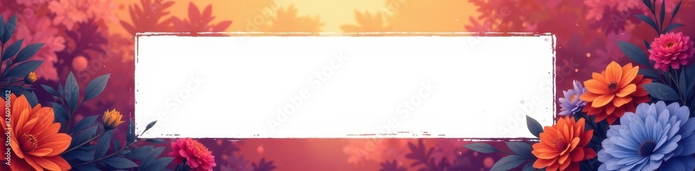 Obraz premium Blank white label, rectangular shape, isolated , branding, marketing