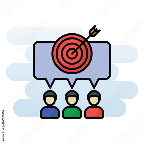 Team Spirit vector icon