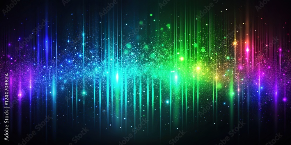 Glowing Abstract Gradients on Black Background Glowing Abstract Gradients on Black Background