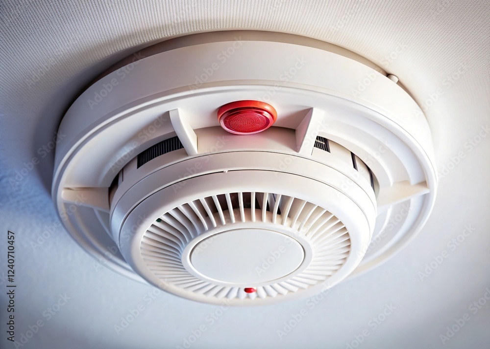 Indoor Smoke Detector on Ceiling