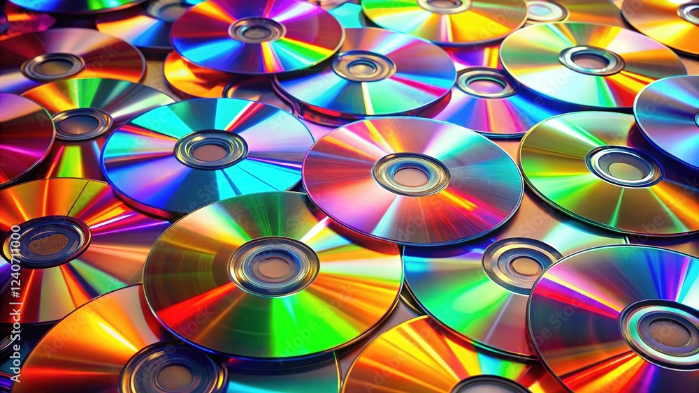 Isolated Retro Compact Discs, DVDs, and CD-ROMs: A Nostalgic Glimpse into the Past Isolated Retro Compact Discs, DVDs, and CD-ROMs: A Nostalgic Glimpse into the Past