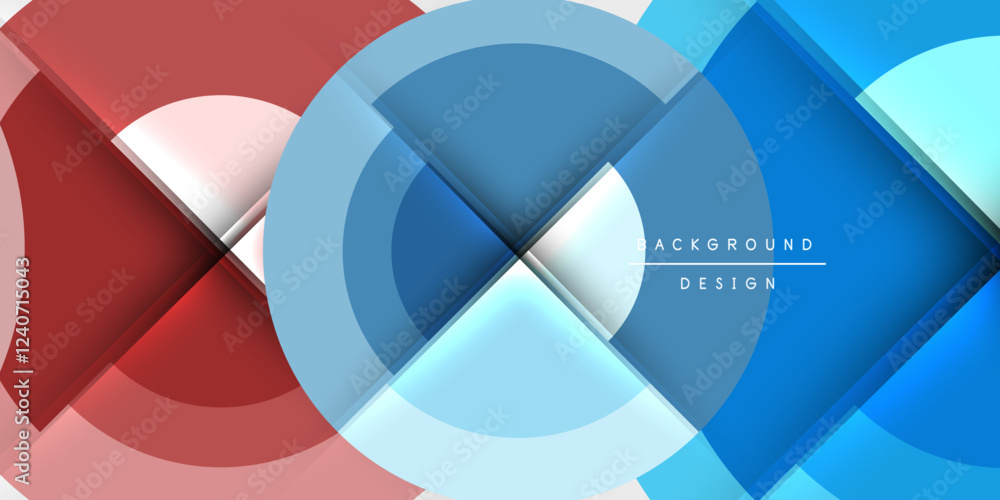 Fototapeta premium Target circle geometric abstract shapes. Vector Illustration For Wallpaper, Banner, Background, Card, Book Illustration, landing page