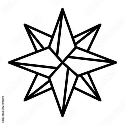 North Star.line icon