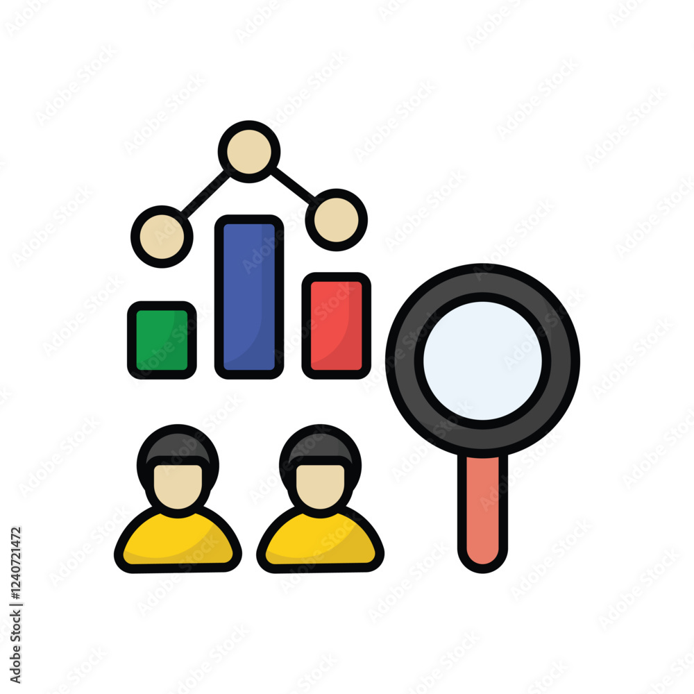 Data Analysis vector icon Data Analysis vector icon