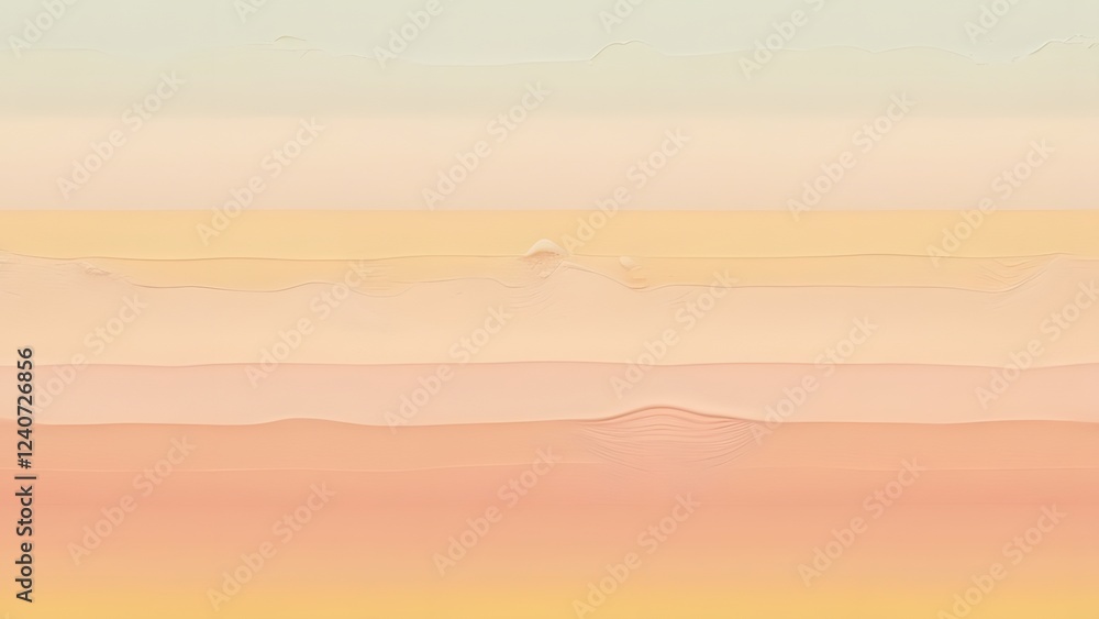 Fototapeta premium Soft lemon to pastel peach gradient. Background. No text, no object