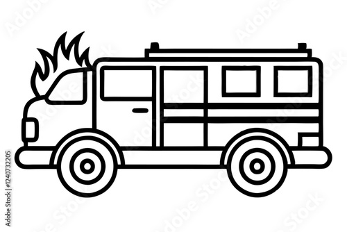 fire truck illustration