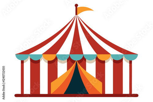 circus tent vector illustration