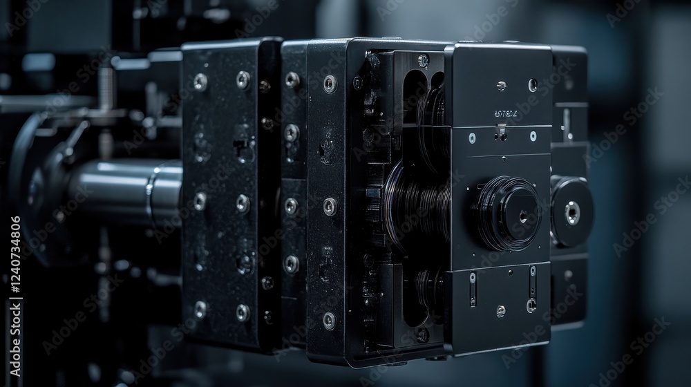 Obraz premium Advanced Industrial Equipment with Precision Components and Design