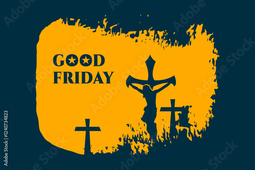 Good Friday Observance Cross, Crucifixion, Jesus, Sacrifice, Faith, Hope, Christianity, Religion