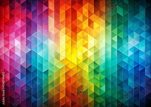 Colorful Geometric Abstract Background. Triangles and Gradient