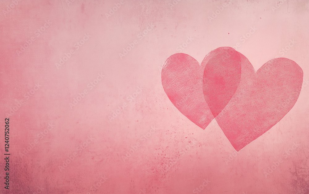 Minimalist Pink Heart on Textured Background
Minimalist Pink Heart on Textured Background