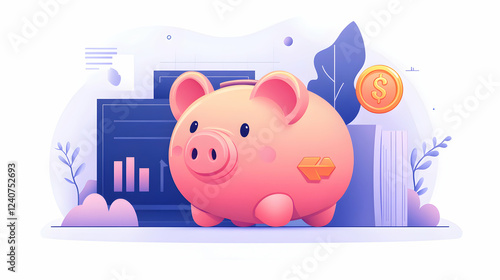 Piggy Bank, Financial Growth & Savings Strategy