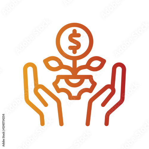 prosperity gradient icon