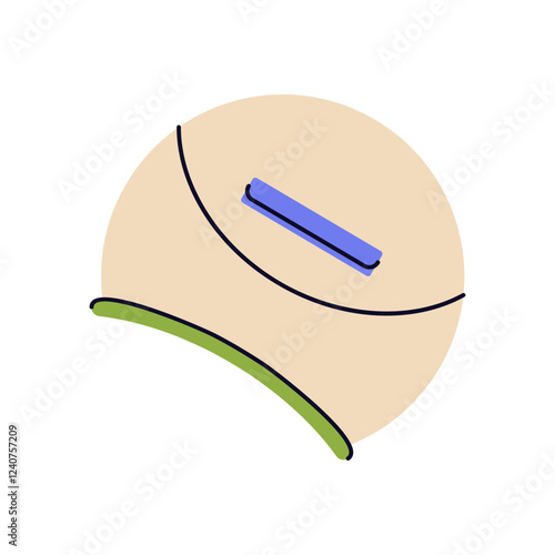 Icon of LED teeth whitening device. Vector symbol for oral hygiene and cosmetic dental care. Tool or medical equipment for tooth brightening and enhancing enamel. Smile and mouth, dentistry theme.