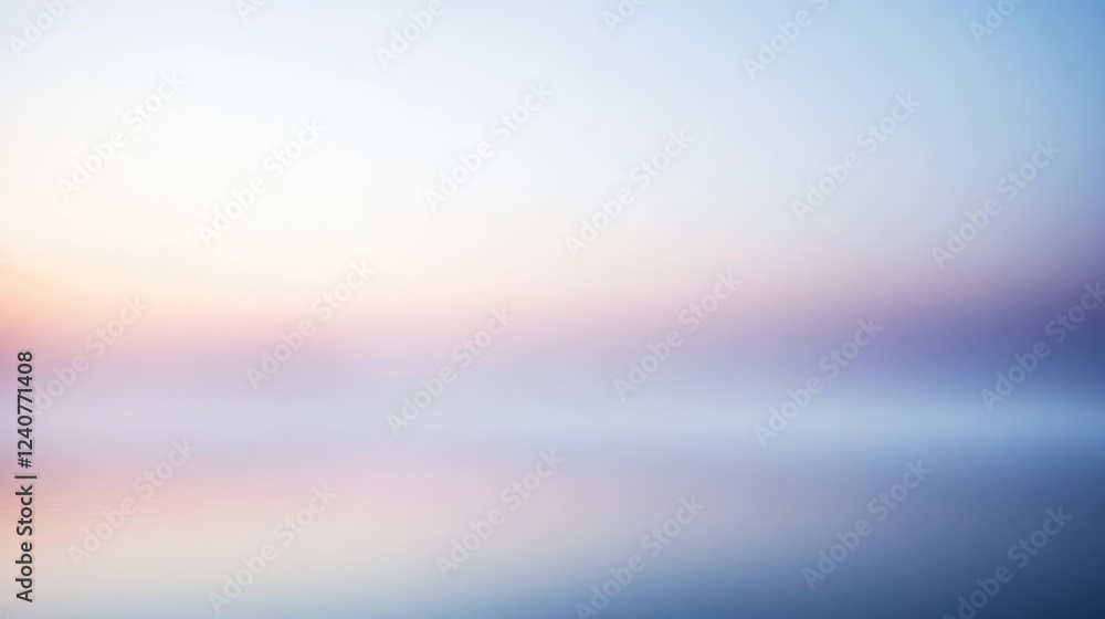 Obraz premium A smooth, white gradient creates a blurred background with lots of copy space, perfect for modern beauty or design themes.