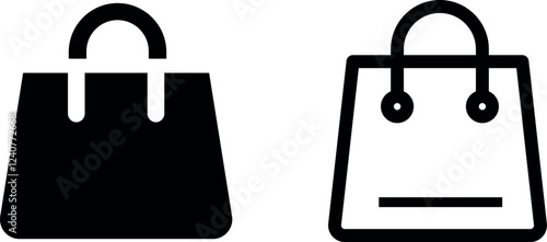 "Stylish Bag Vector Icon Set for Fashion & Accessory Designs"