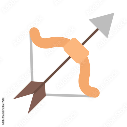 Archery flat icon