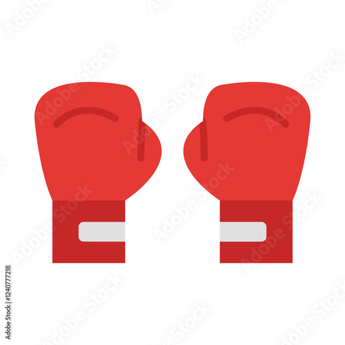 Boxing glove flat icon