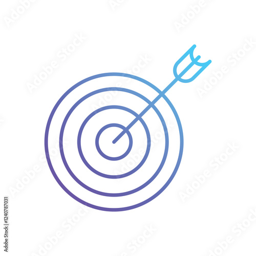 Goal vector icon
