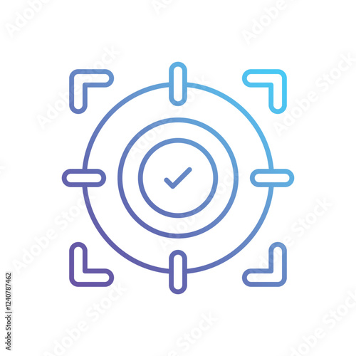 Target vector icon