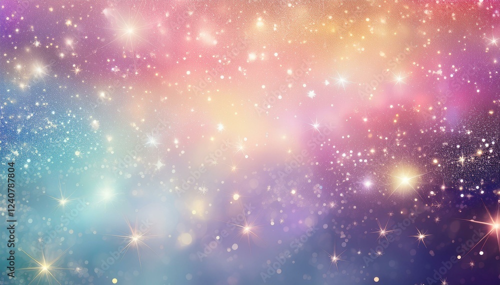 whimsical pastel glitter background with sparkling star accents whimsical pastel glitter background with sparkling star accents