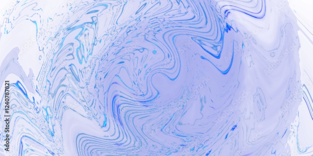 Fototapeta premium Abstract Liquid Flow Design in Light Blue and White