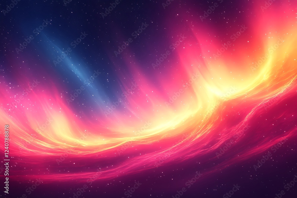 Cosmic Nebula Swirling Colors Across Space Cosmic Nebula Swirling Colors Across Space