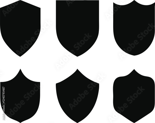 Shield icons collection. Protection sign. Security sign. Vector