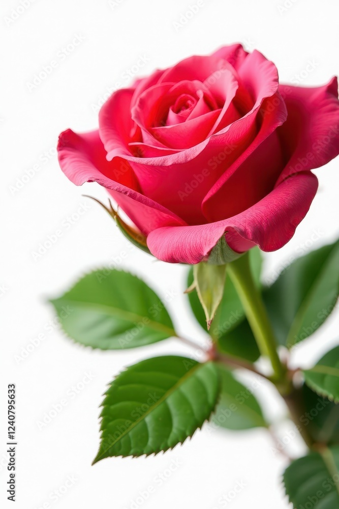 Fresh rose bouquet isolated on white background, simple, isolated, flowers Fresh rose bouquet isolated on white background, simple, isolated, flowers