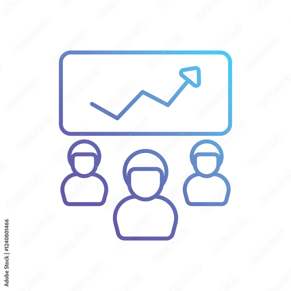 Team Efficiency vector icon