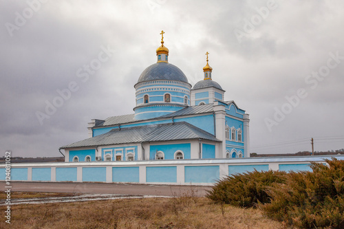 Church of the Intercession of the Holy Virgin in Panikovtsi, Lipetsk Region, Russia photo