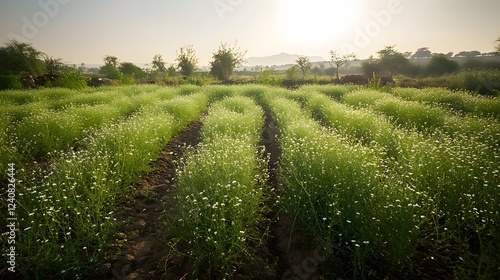 Cultivating Cumin: The Natural Beauty and Cultural Significance of Rajasthan's Spice Fields