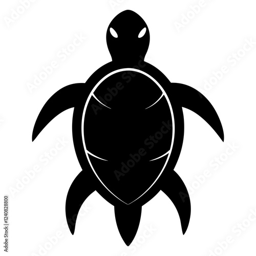turtle silhouettes vector design, turtle icon
