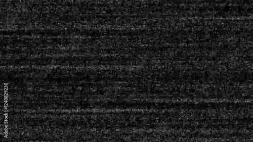 analog tv screen noise glitch effect background. Glitch static noise television. 4k animated of Analog Static Noise texture backdrop. no signal Tv screen animation. old TV switch off Flickering Noise.