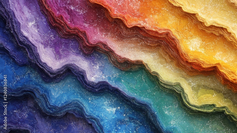 Natures rainbows weave a beautiful and intricate pattern of colors. Natures rainbows weave a beautiful and intricate pattern of colors.