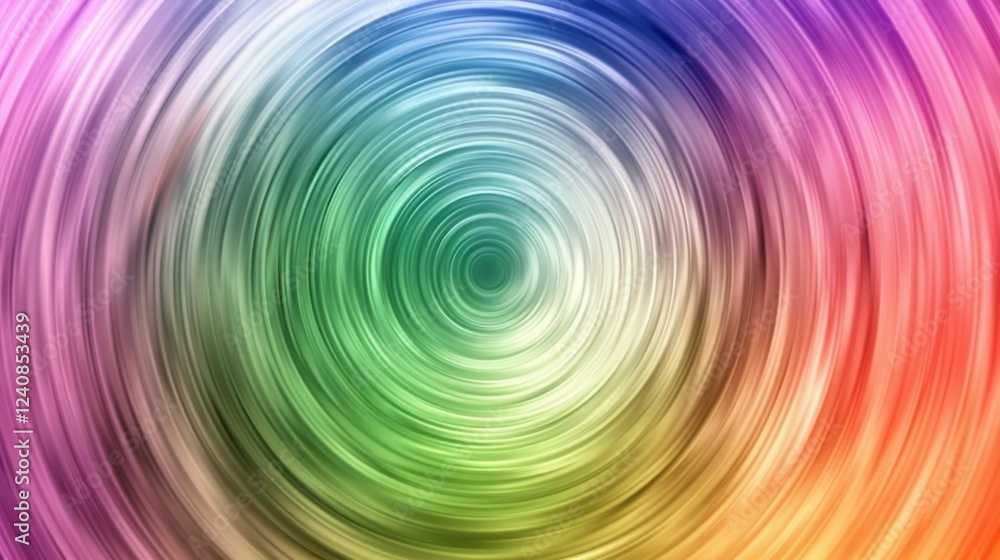Obraz premium A smooth, seamless circular color wheel with blended transitions between each color.