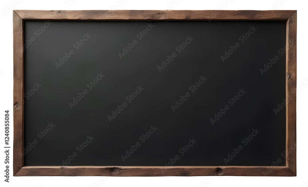 A wooden framed blackboard sign with a clean, blank surface ready for writing. Perfect for cafes, restaurants, or shops. Isolated on transparent background,
A wooden framed blackboard sign with a clean, blank surface ready for writing. Perfect for cafes, restaurants, or shops. Isolated on transparent background,