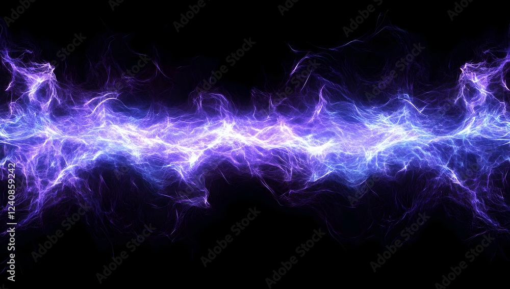 Naklejka premium a glowing blue and purpel enenrg