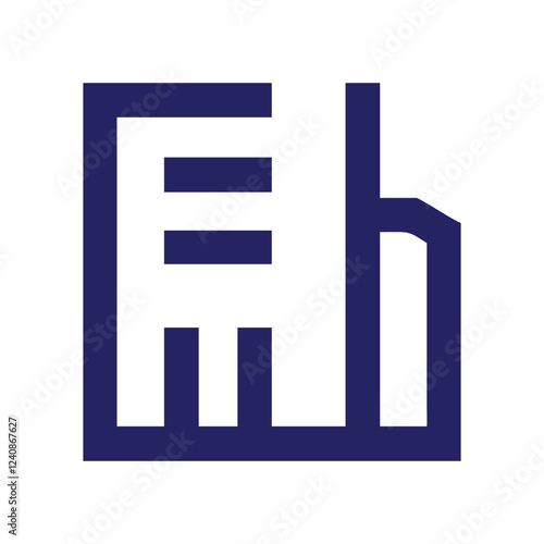 Commercial real estate building logo design