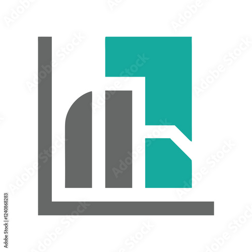 Commercial real estate building logo design