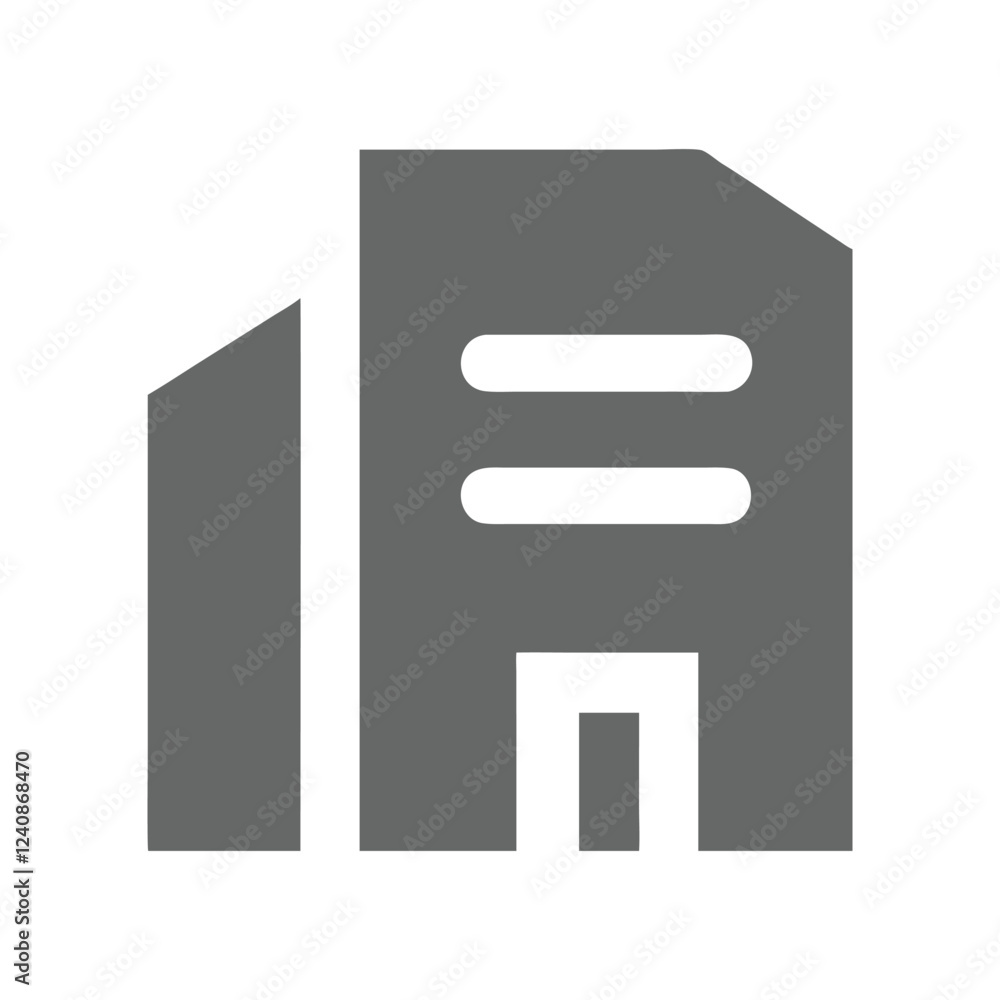Commercial real estate building logo design Commercial real estate building logo design